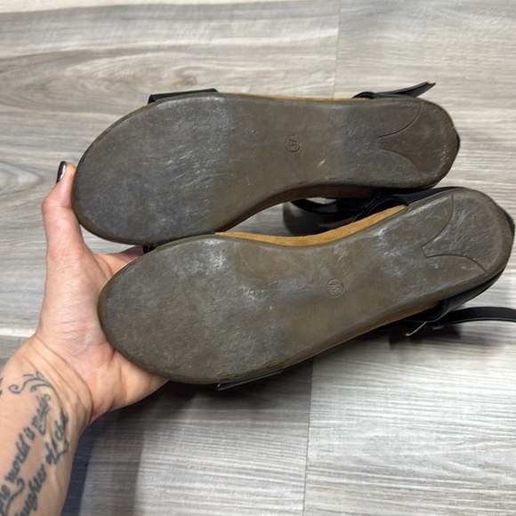 🚩 Steve Madden Black Women's Sandals size 37 EURO - Picture 9 of 9